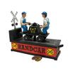 Design Toscano Railroad Handcar Collectors' Die Cast Iron Mechanical coin Bank SP1811